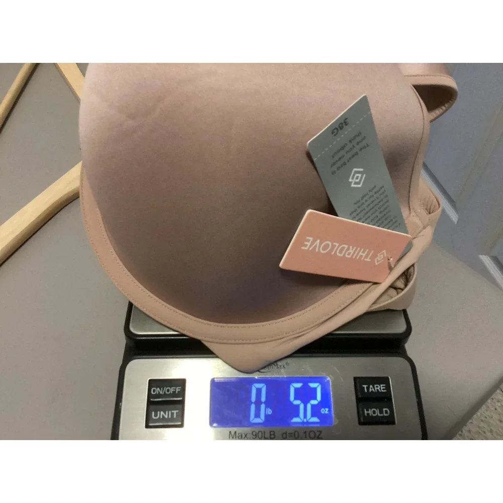 ThirdLove 24/7 Classic Full Coverage Bra Womens 38G Taupe Underwire Comfort